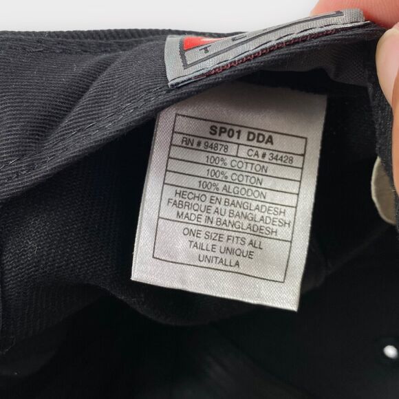 VINTAGE Miami Heat Nike Hat Cap Mens Black NBA Adjustable One Size NOS RARE NEW - Picture 8 of 8